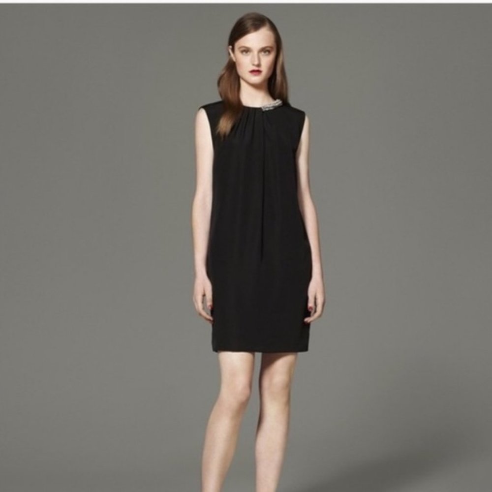 NWT {Phillip Lim for Target} Beaded Collar Black Dress
